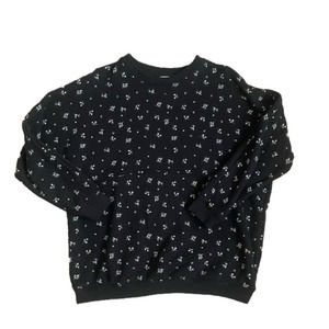 The Nines by Hatch French Terry Maternity sweatshirt in Black Floral